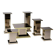 Set of six Hollywood Regency pedestals