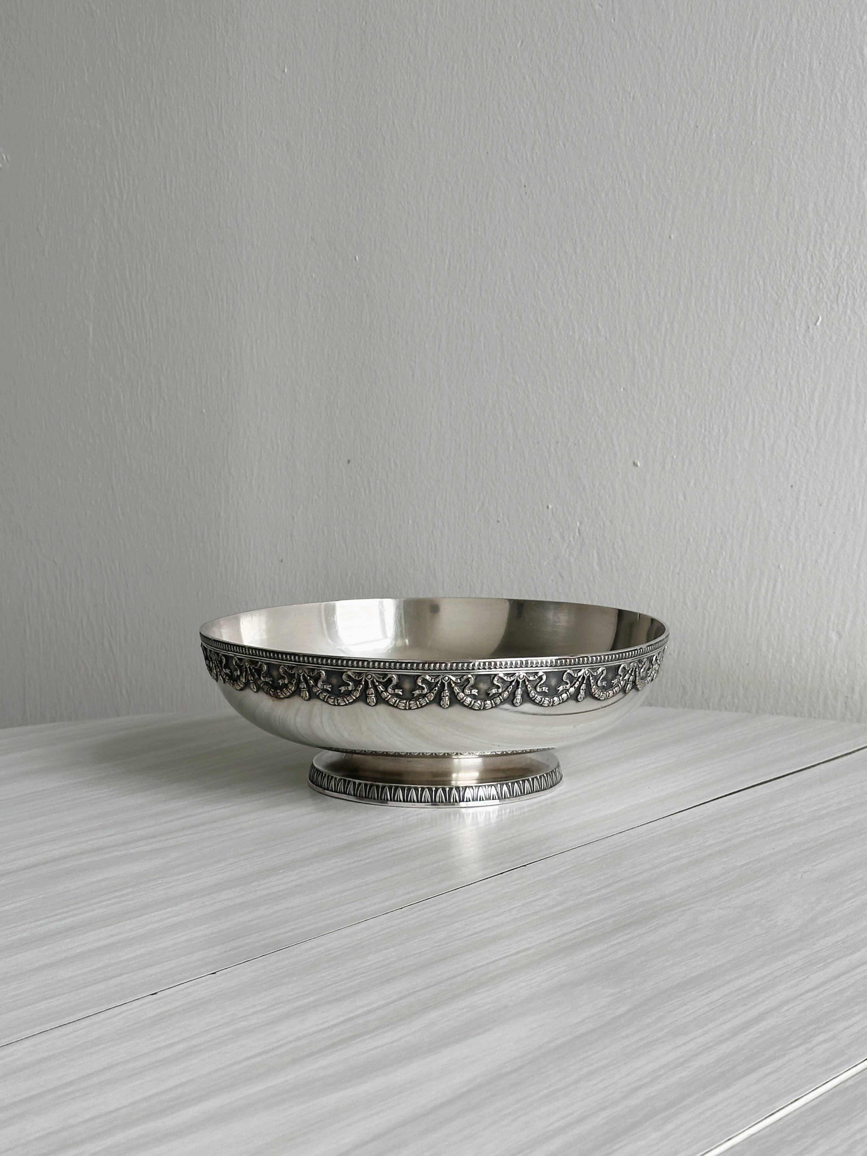 Silver-plated metal cup