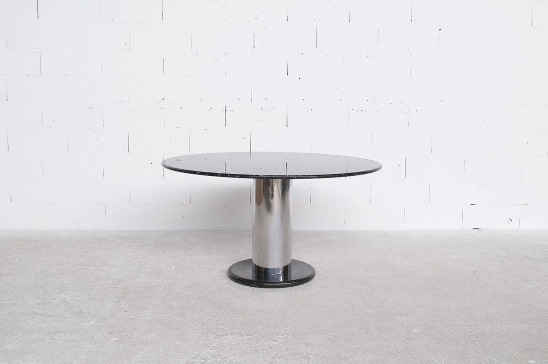 TABLE LOTOROSSO BY ETTORE SOTTSASS MARBLE POLTRONOVA PUBLISHER 1965