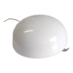 Ceiling lamp half-globe opaline, 60s/70s