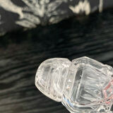 Duo of crystal salt shakers and pepper shakers