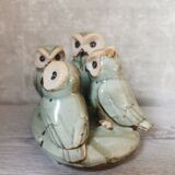 Ceramic owl candle holder