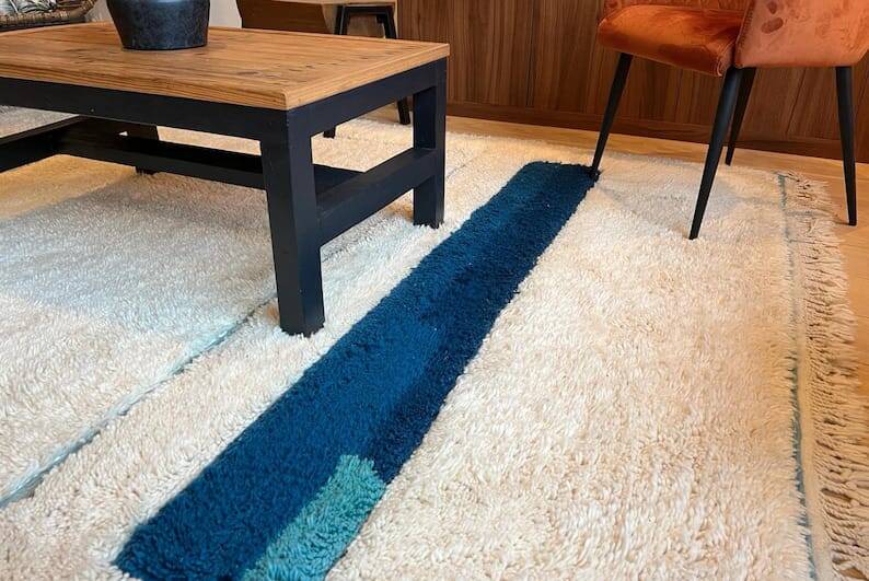 Large handmade Beni Ouraine rug