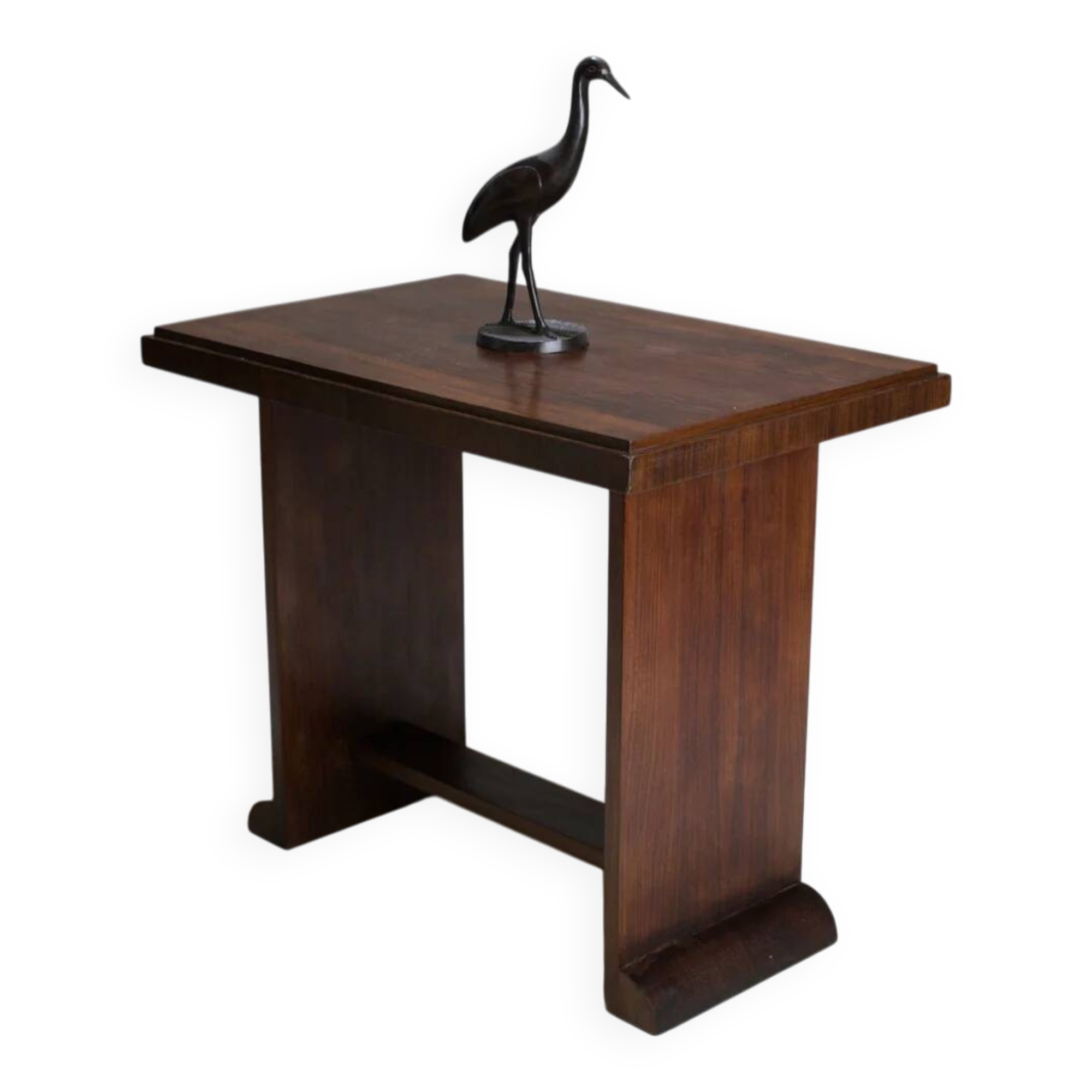 Art Deco side table in rosewood, circa 1930.