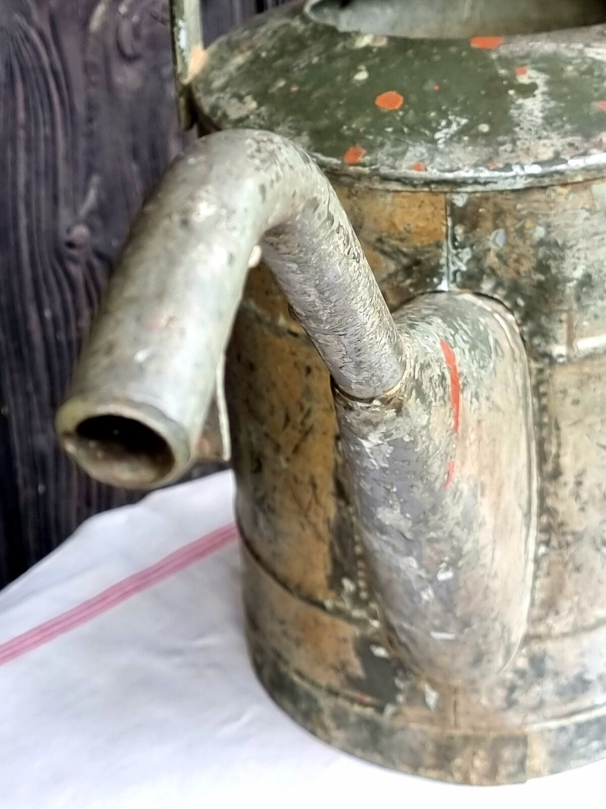 Industrial zinc watering can