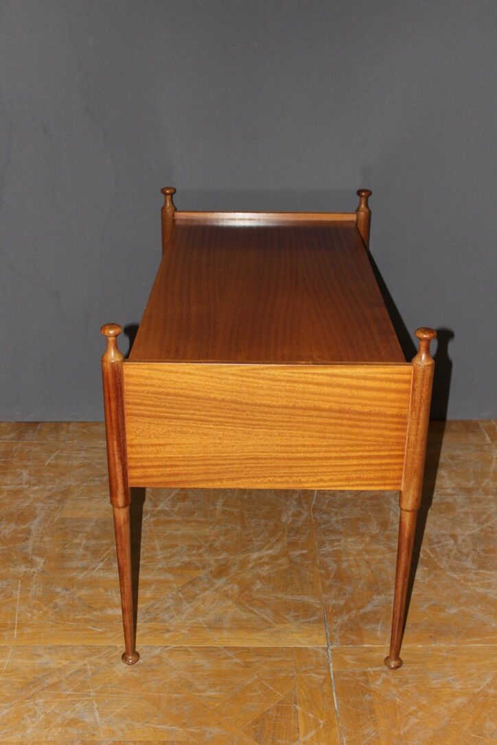 Flat Desk Three Drawers And Lacquer Maison Gauthier Around 1960