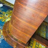 Art deco period table in walnut bramble