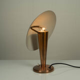 Bauhaus brass table lamp, 1930