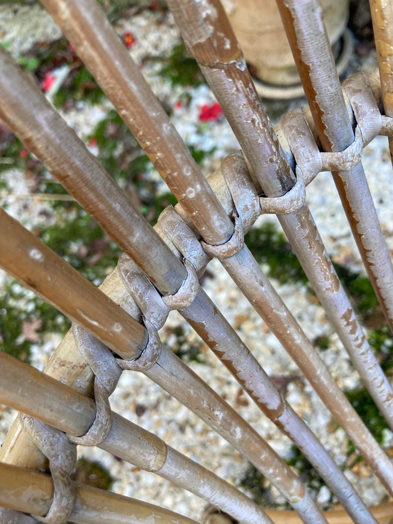 Rattan armchair for vintage children