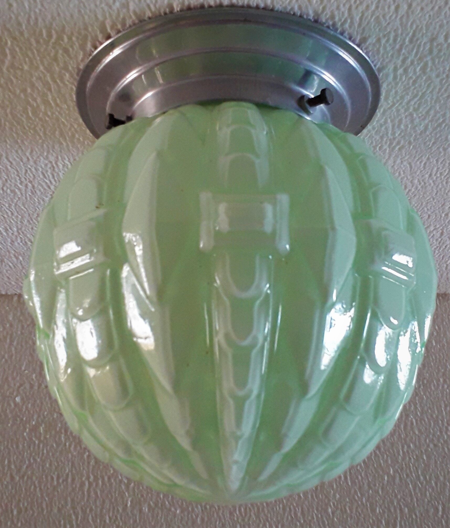 Opaline ceiling light