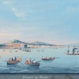 Neapolitan gouaches: Views of Naples.XIXth