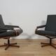 Office Armchairs from Soda Galvano, Norway, 1960s, set of 2