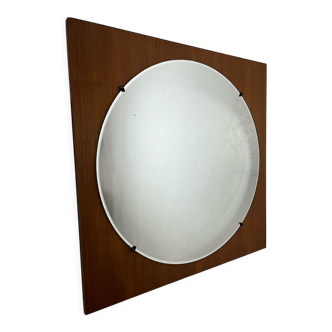 Scandinavian teak mirror 50s