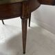 Louis XVI style bouillotte table in veneered wood, 20th century.