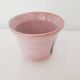 Ceramic flowerpot vase with rooster design - signed yvon roy durtal vallauris