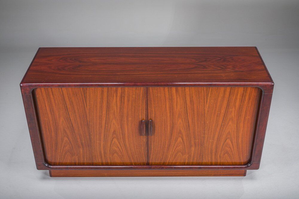 Danish rosewood tambour sideboard from Dyrlund, 1960s