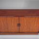 Danish rosewood tambour sideboard from Dyrlund, 1960s