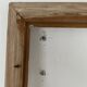Old patinated / limed wood frame 89x76 cm