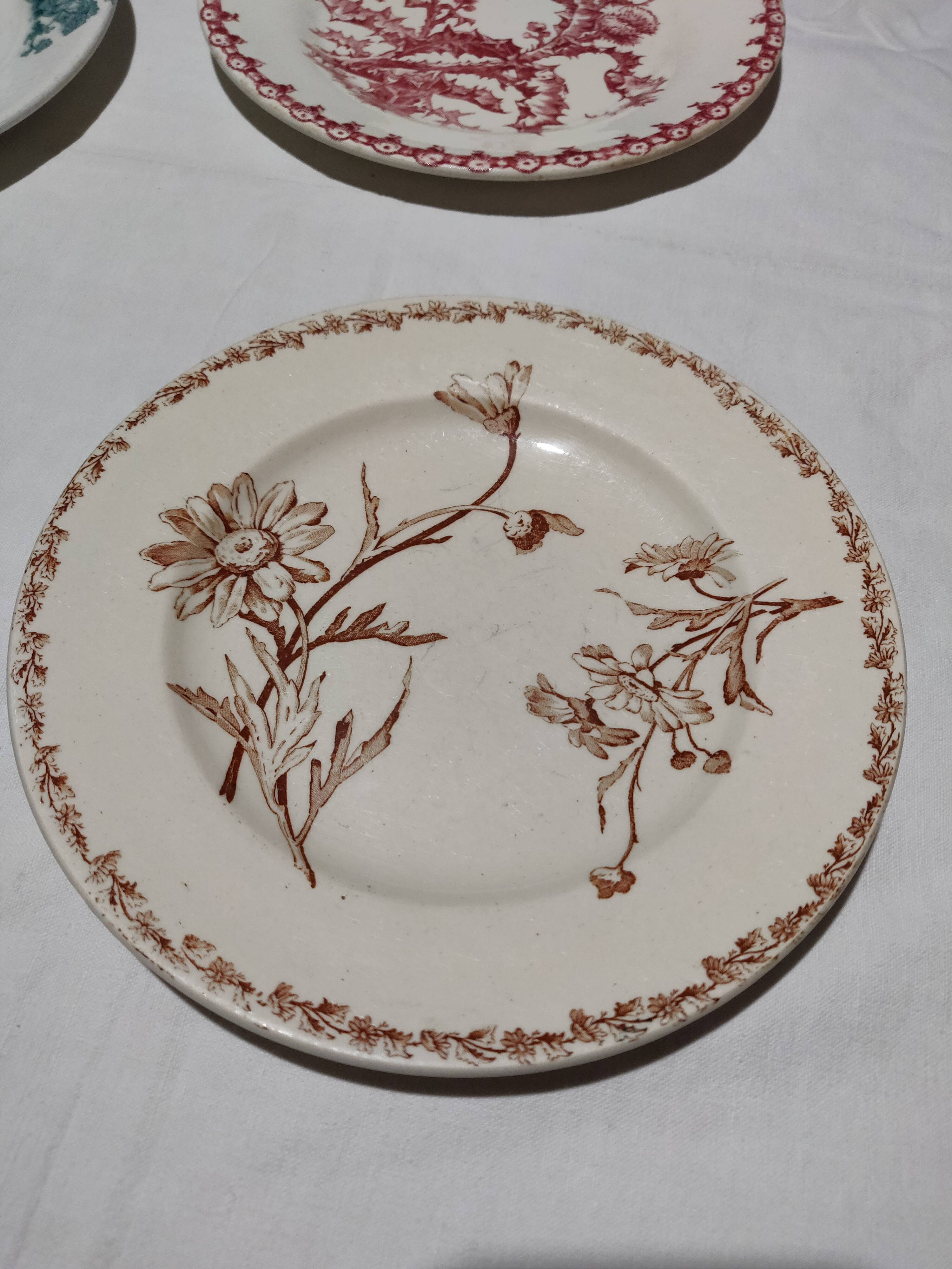 Assiettes à dessert en Terre de Fer