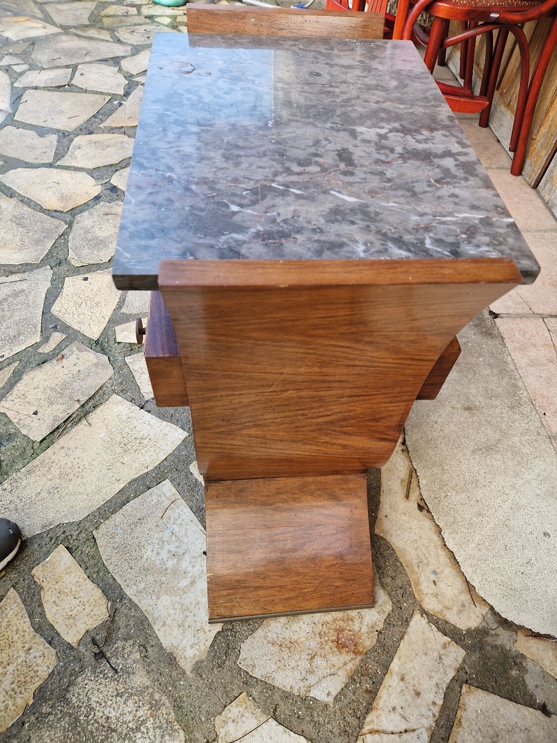 Art Deco bedside table