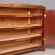 Antique mahogany commode with brass details, 4 drawers, 20th century.