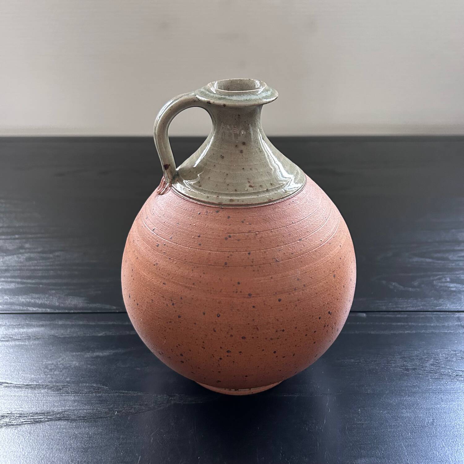 Two-tone stoneware jug