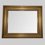 Gold frame mirror