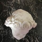 Child's head in biscuit