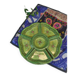 Ethnic style 6-compartment plate