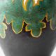 Gouda Pottery Table Lamps, Pair, Dutch Art Deco Floral, New Silk Shades
