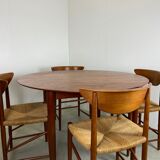 Danish Teak Dining Set by Peter Hvidt & Orla Mølgaard-Nielsen for Søborg Møbelfabrik