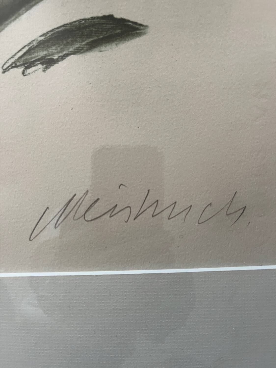 Lithograph by Weisbusch, signed