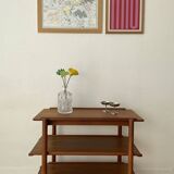 Teak serving trolley by Poul Hundevad from the 60s