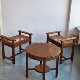 Amsterdam School/Art Deco Hallway Furniture Set, 1930s