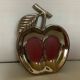 Silver apple trinket tray