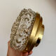 Vintage glass moulded globe wall or ceiling light.