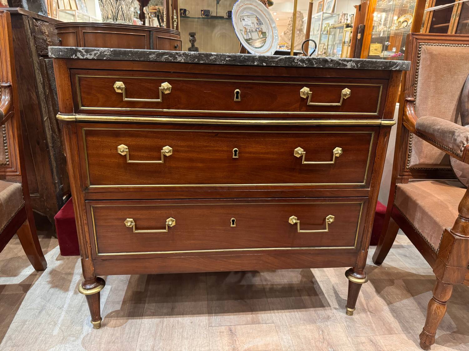 Commode en acajou 1800