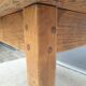 Desk table Oak knotted 1925 false drawer
