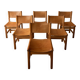 Chaises de salle à manger vintage Kotka Tomas Jelinek IKEA, en pin et cuir des années 1980, ensemble de 6.