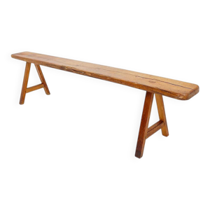 banc rustique en bois - pieds
