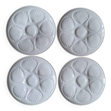 La Redoute x Selency set of 4 white oyster plates
