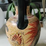 Greek amphora vase/goddess athena museum reproduction
