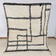 Handmade moroccan berber carpet 213 x 147 cm