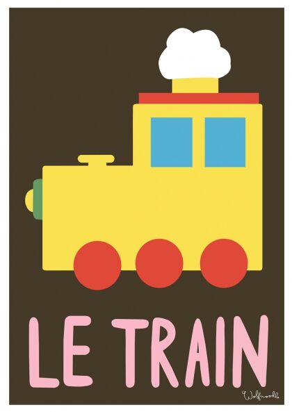Poster kids Train - A3