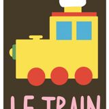 Poster kids Train - A3