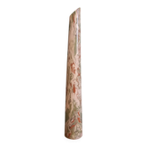 Large format marbled vase in mixed earth, Pichon style, Uzès