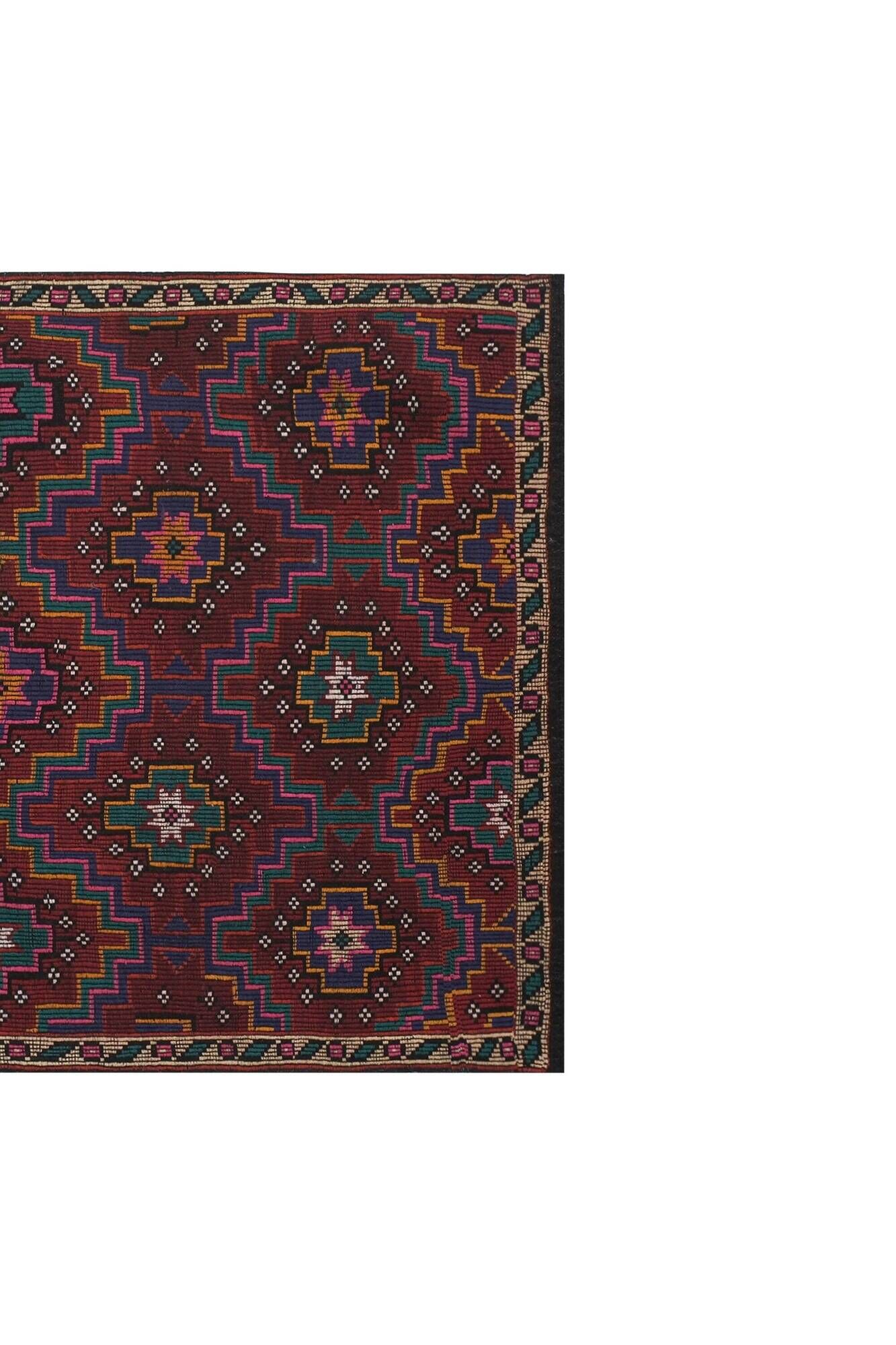 Vintage Turkish kilim handwoven 190x295 cm