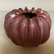 Burgundy organic shaped vase