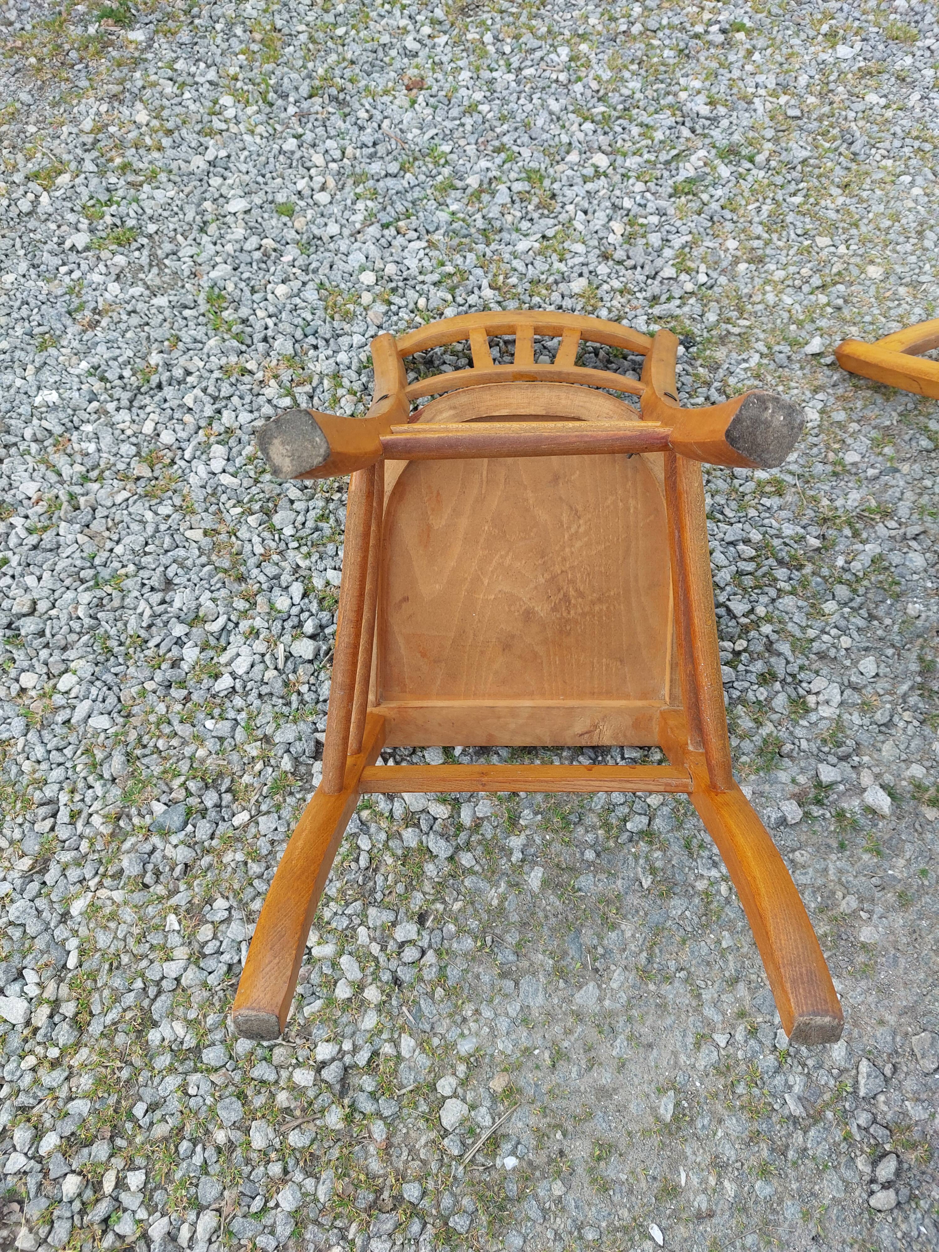 9 wooden bistro chairs, Luterma style