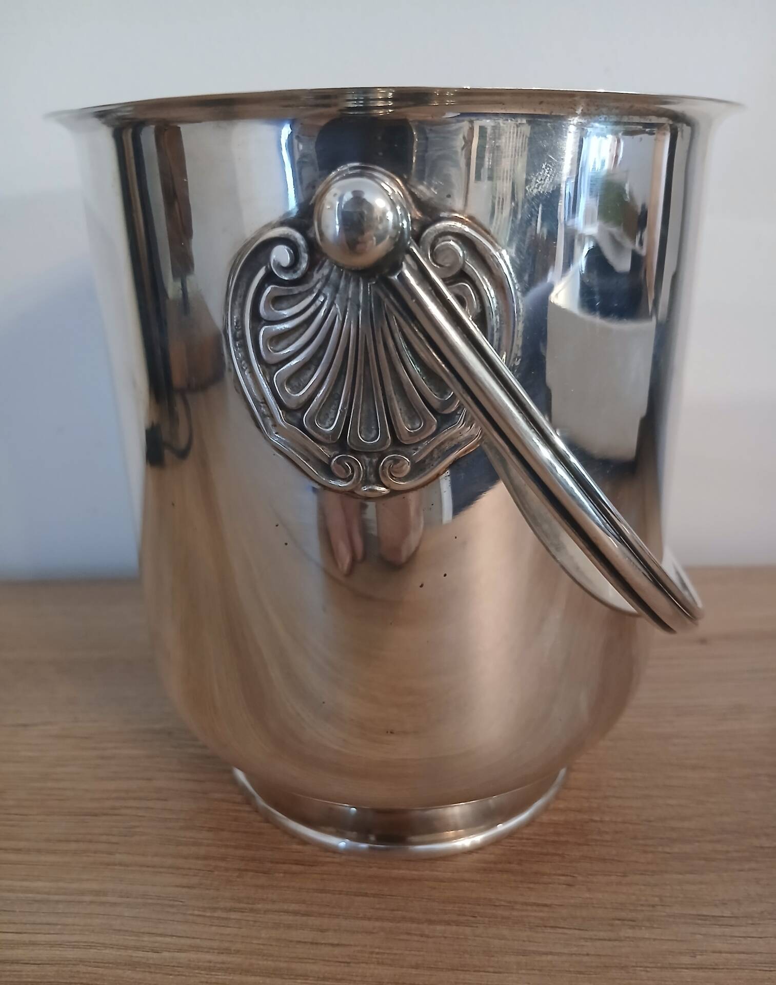 Christofle silver-plated metal ice bucket